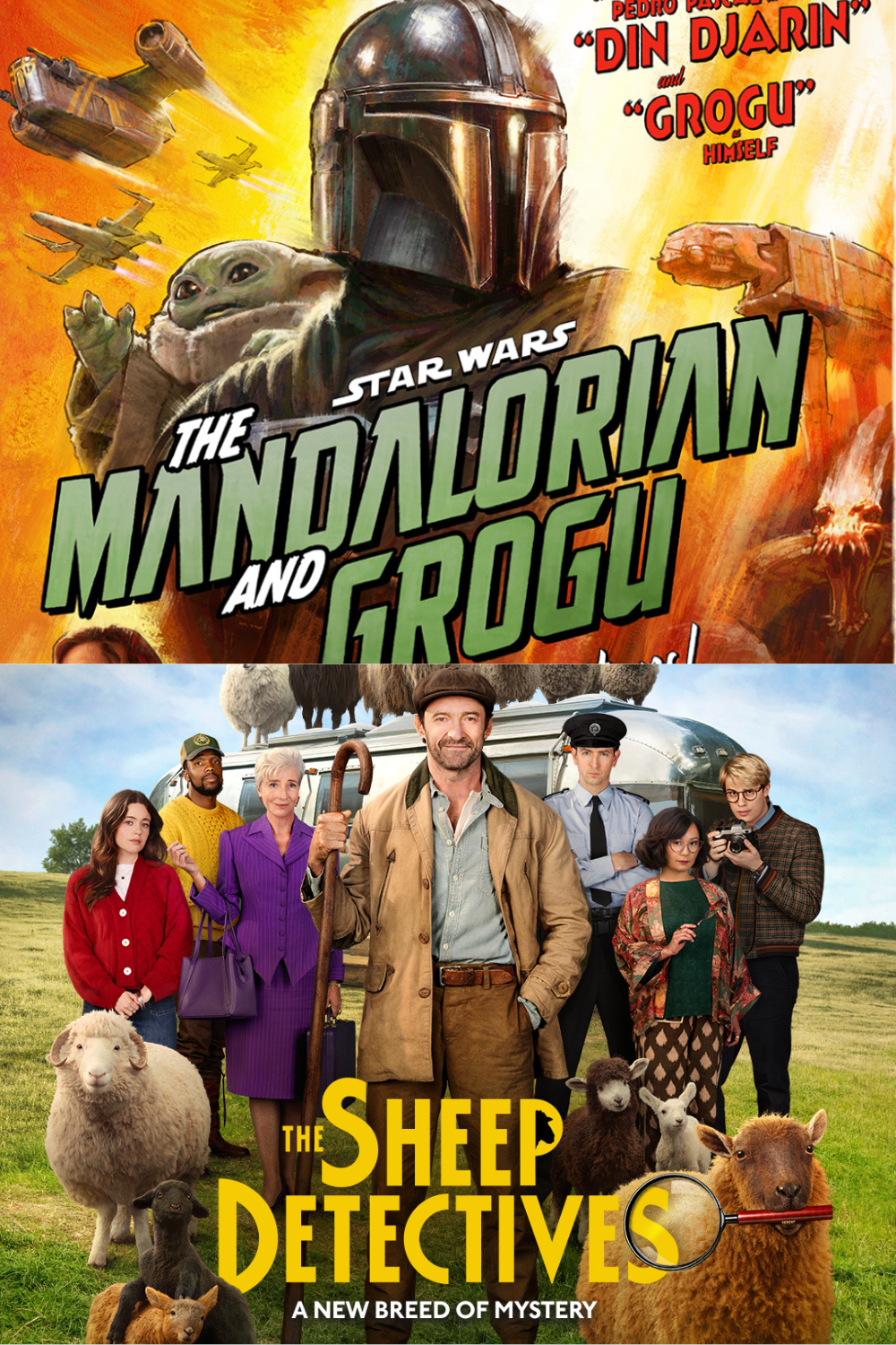 (9:10) STAR WARS: MANDALORIAN & GROGU + (11:45) THE SHEEP DETECTIVES
